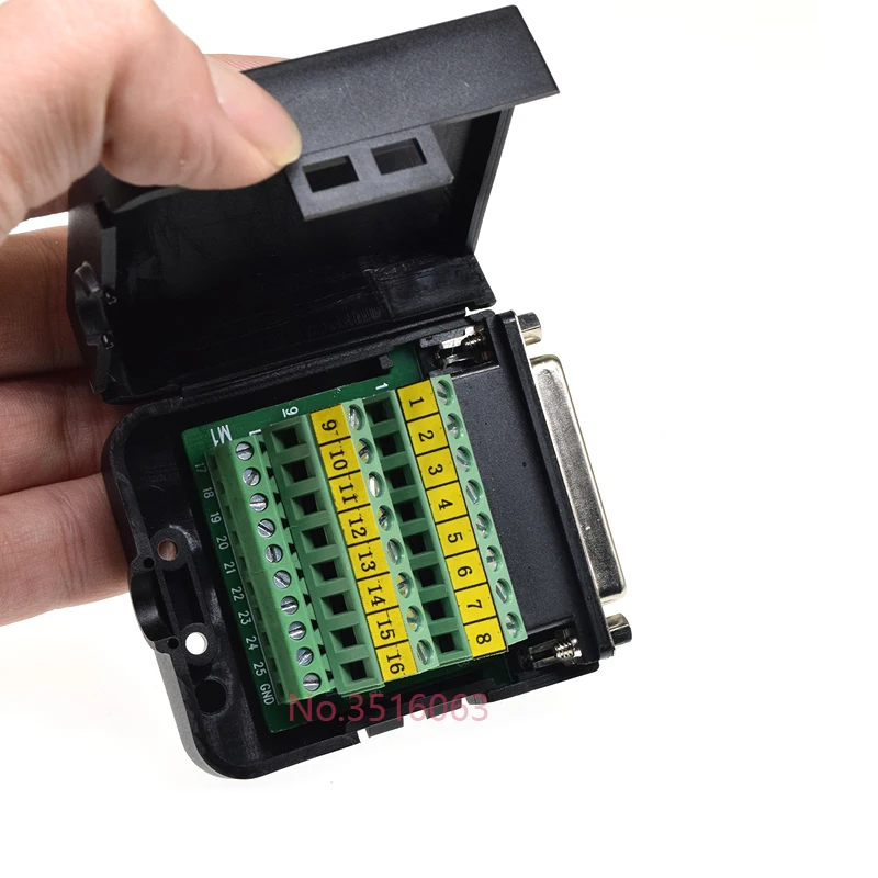 DB9/VGA15/DB15/DB25 Pin Male/Female Plug Serial Port Connector To Terminal Adapter Shell D-Sub RS232/485 Wire Cable Free Solder