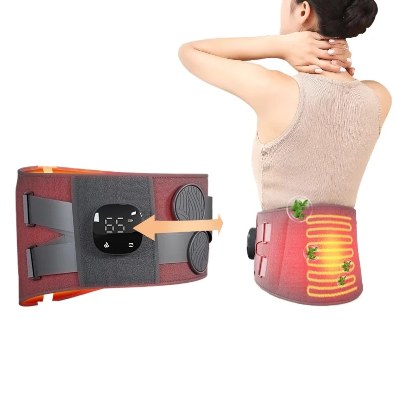 

Waist support Elastic double pressure hot compress massage Belt massager