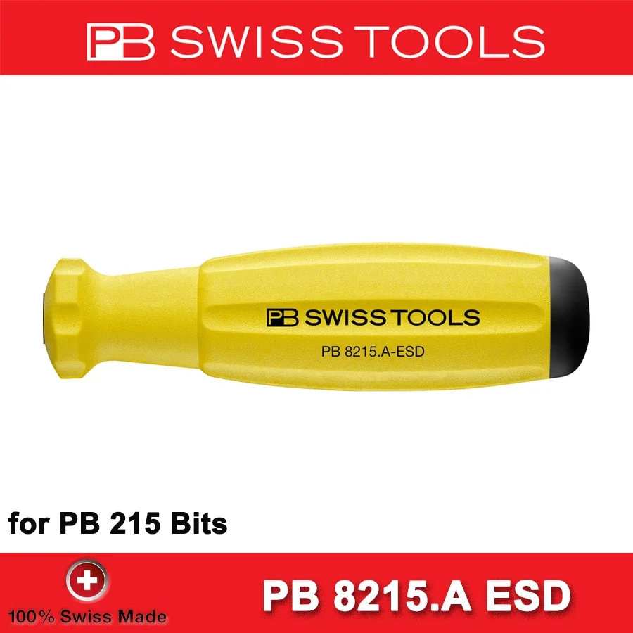 PB Swiss Tools Swiss Interchangeable Lever Screwdriver Handle hand tools PB 8215.A ESD