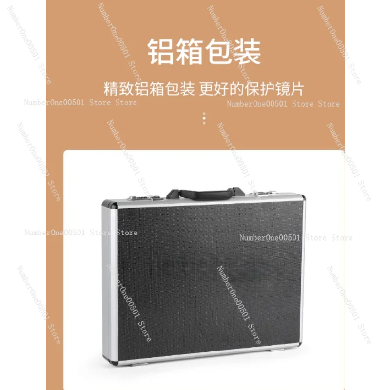 مجموعة عدسات تجريبية احترافية 266 عدسة في علبة ألومنيوم لإطار بلاستيكي لاختبار انكسار فحص العين #4