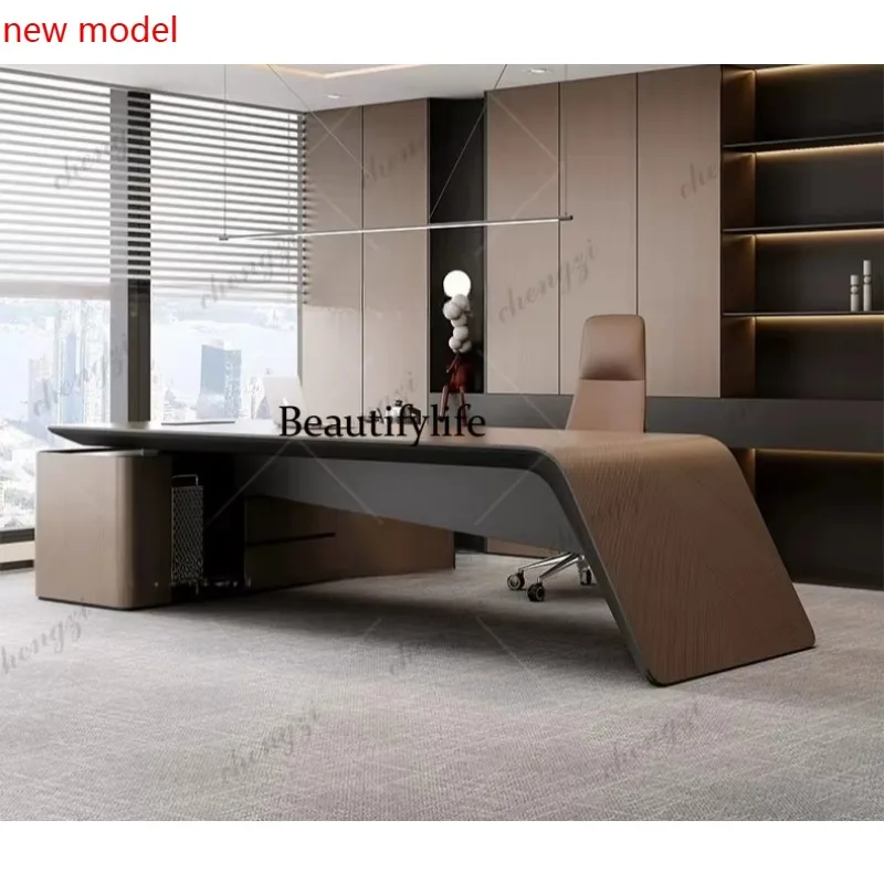 A74  Tea table, president of tea table integration, business reception table, desk, light luxury and high-end sense