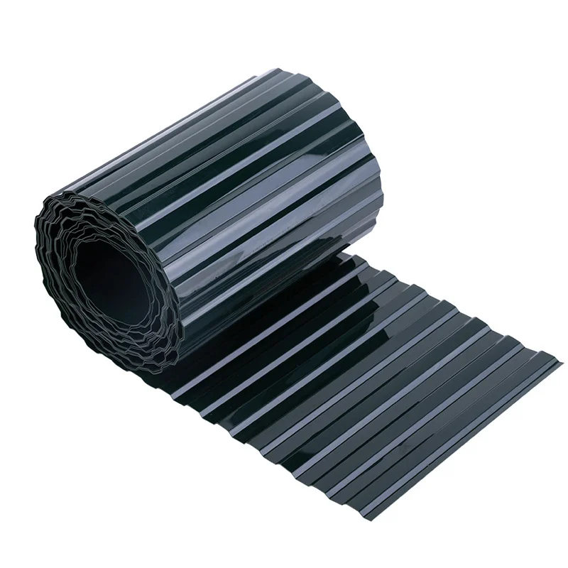 30FT Landscape Edging Border Heavy-Duty Landscaping Borders Corrugated Design Plastic Garden Mowing Edging For Patio Lawn Fence