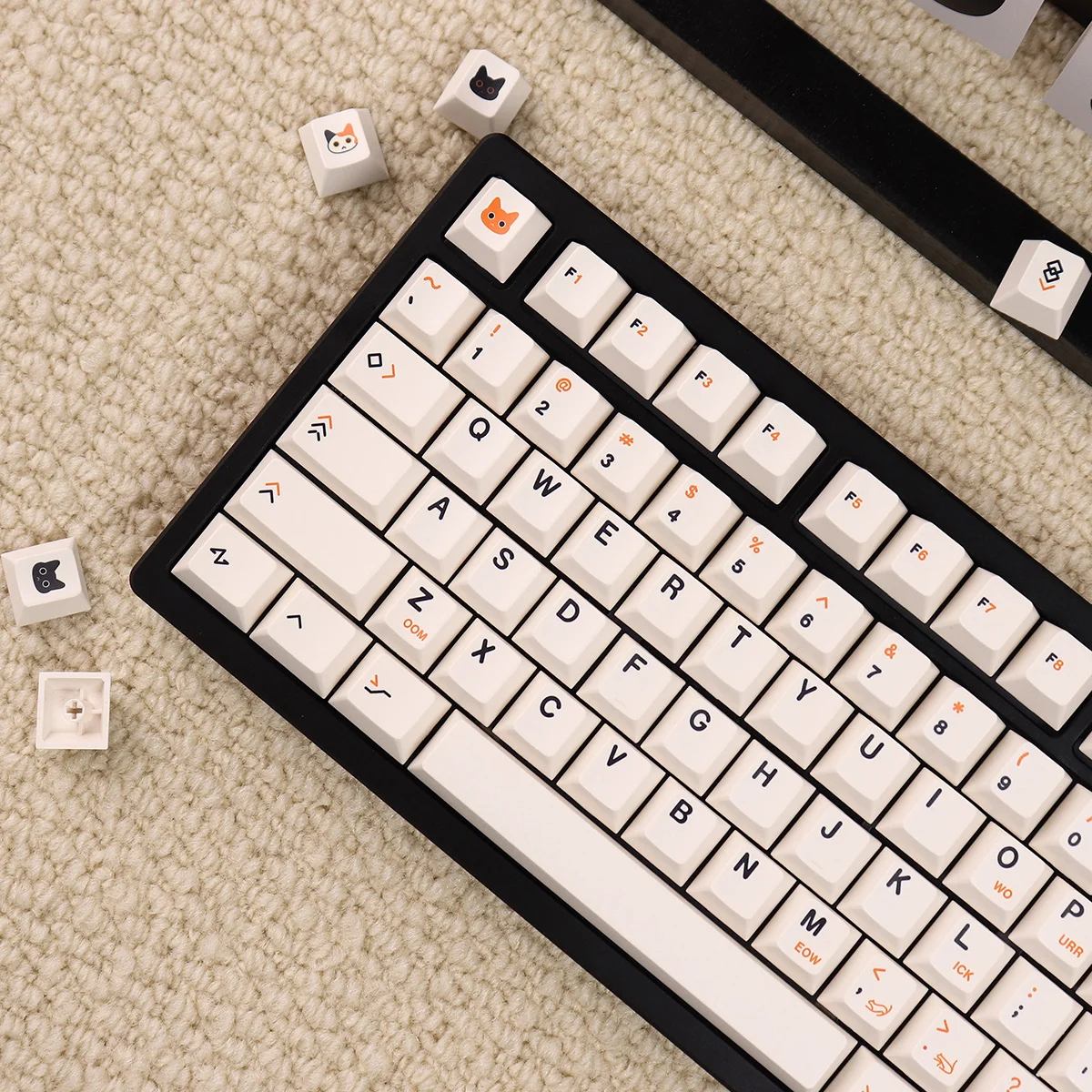 

148 Keys Splendid Cat Keycaps PBT Keycap DYE-SUB Cherry Profile Keycaps For Mx Cherry Gateron Switch Mechanical Keyboard Kit
