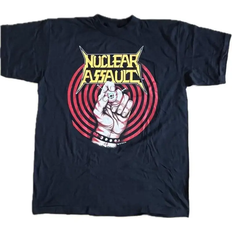 

Хлопковая футболка Nuclear Assault World Tour 93, от S до 5Xl