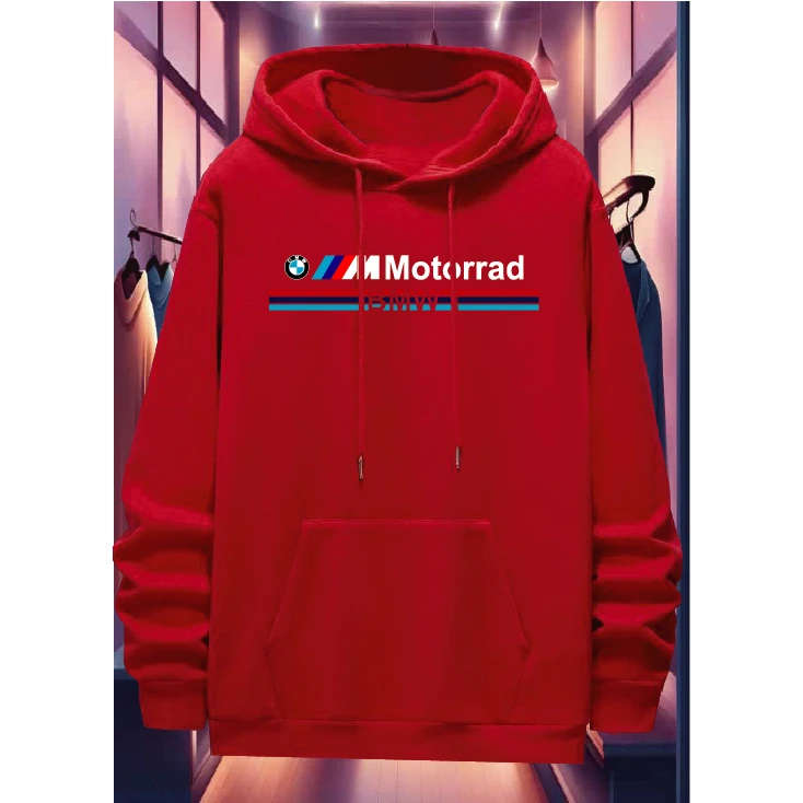 Sweater Hoodie BMW Autumn/Winter Men's Sweater Trend Loose Retro Fashion Men's and Women's Streetwear