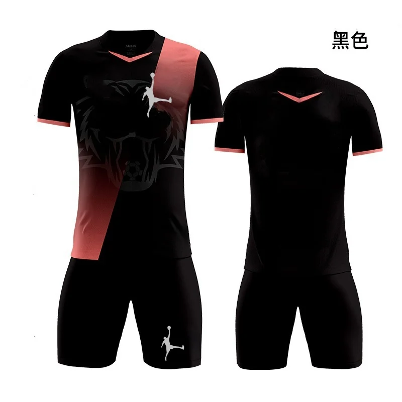 2024 new sports logo men's summer men's tennis short-sleeved T-shirt fashionable and comfortable badminton training set