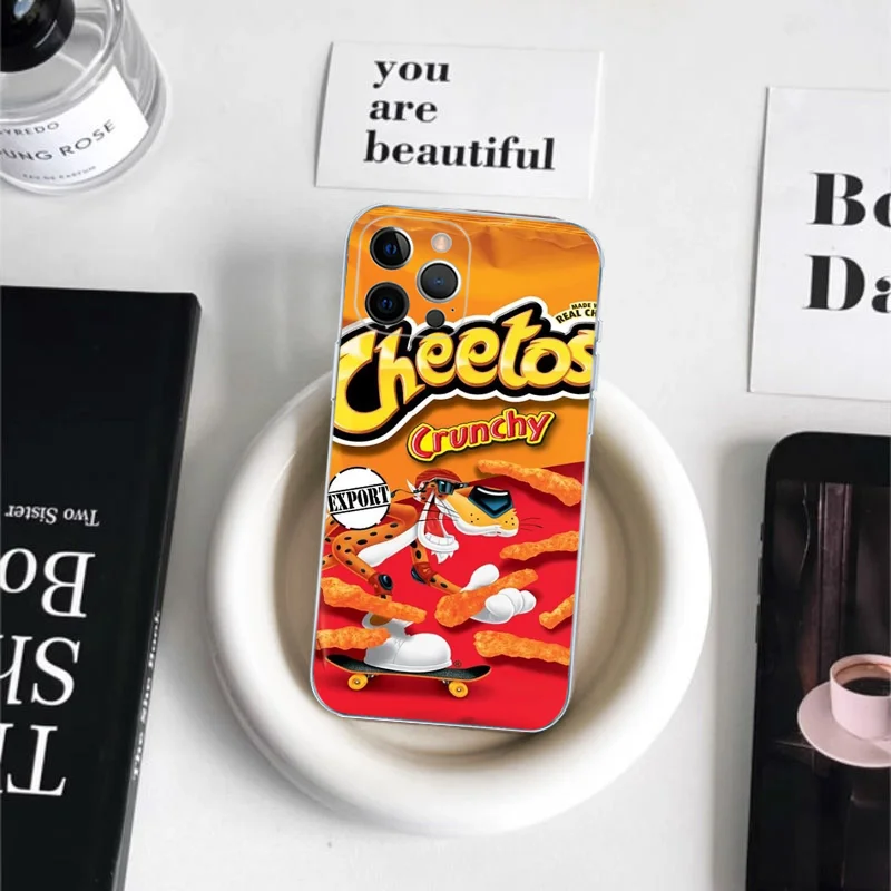 Snacks Chocolate Biscuit Milk  Phone Case For iPhone 16 15 14 11 12 13 Mini Pro XS Max Cover 6 7 8 Plus X Funda Shell