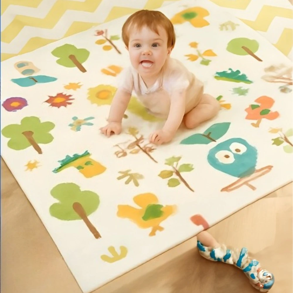 

Infant Toddler Play Crawling Mat Home Toy Pad Waterproof Non Slip Carpet for Children Tasteless Dirt Resistant Tatami Floor