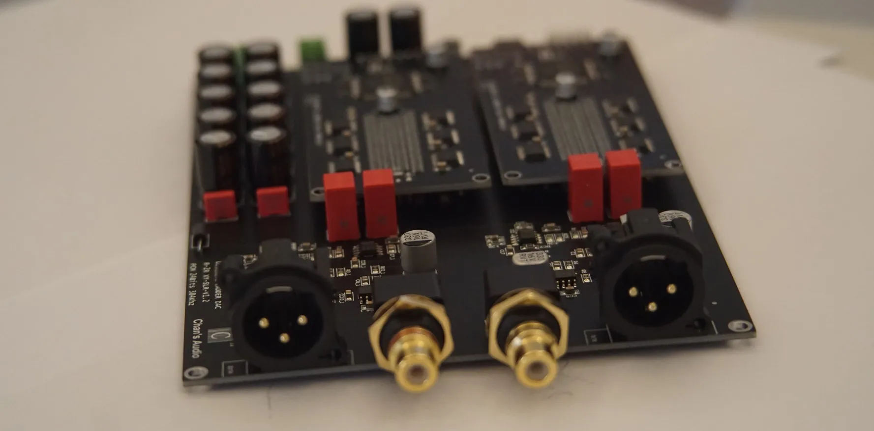 Placa decodificadora balanceada diferencial de passo resistivo complementar HIFI R-2R XY-SLR