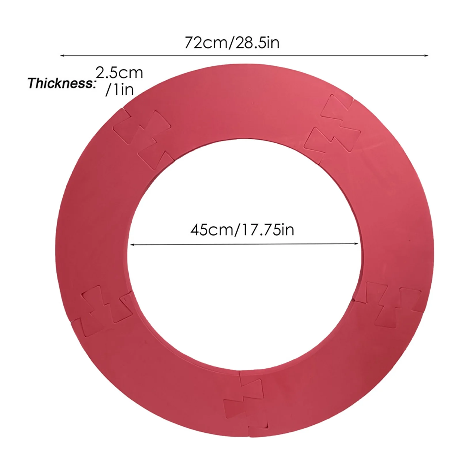 Dartboard Surround Universal Splicing Dart Board Protector Splicing Dartboard Protection Board for Dartboard Wall Protection