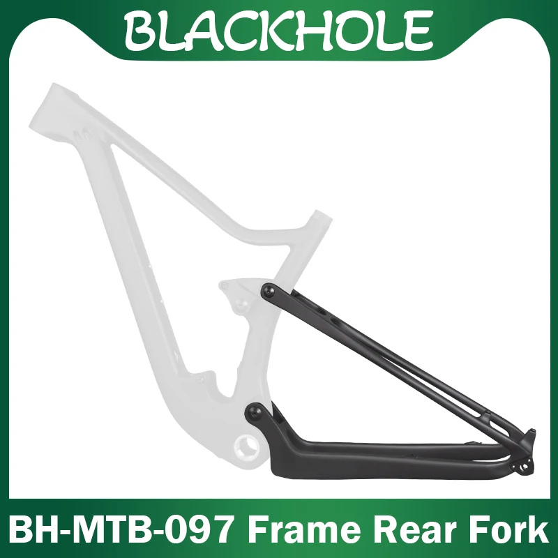 Carbon Full Suspension Frame Rear Fork for BH-MTB-077/097/107 Model Bike Frame Thru Axle 148x12mm Fit For 29inch Max 2.35 Tire