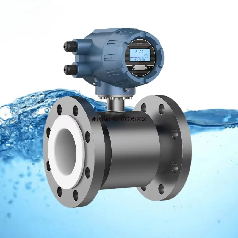 2026-2026-PMF 2-inch RS-485 Industrial Explosion-proof Electromagnetic Flow Meter, for measuring liquids, wastewate