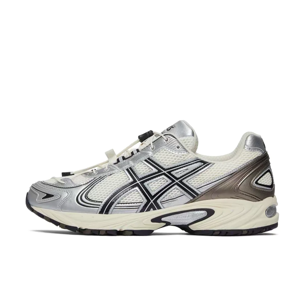 ASICS Gel-Kahana TRV4 Fashionable Versatile Low-Top Casual Shoes for Men & Women in White/Silver/Brown Colorway 1203A781-100