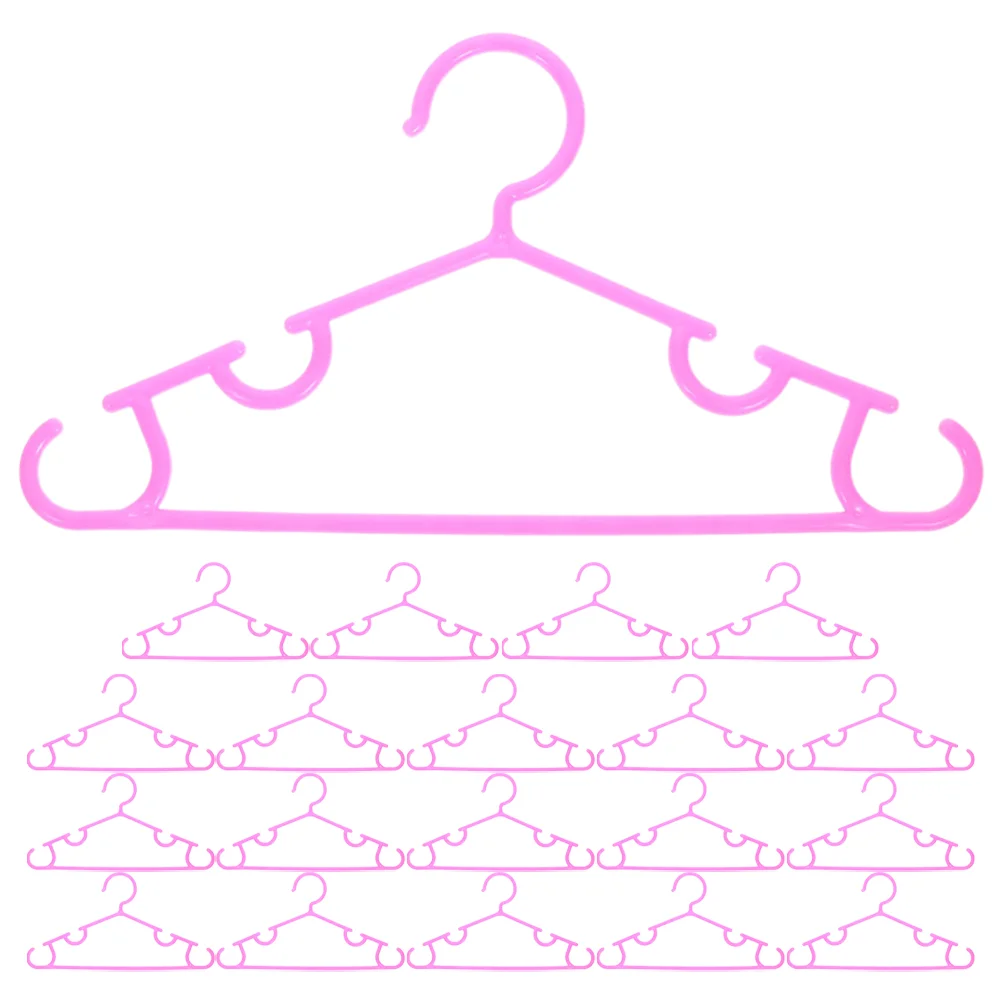 20 Pcs Kids Clothes Hanger Children Hangers Baby Wet and Dry Mini for Pet Sweater