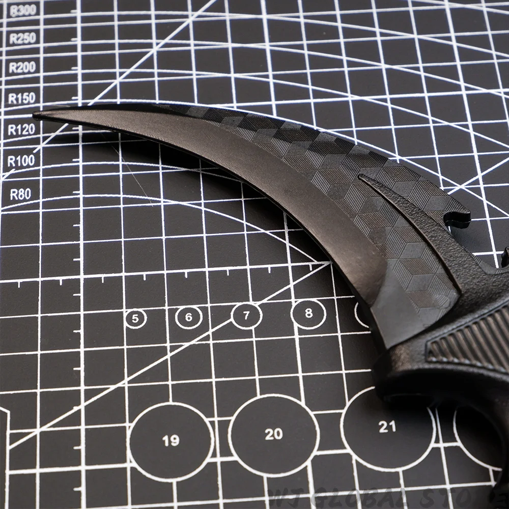 23 cm GO Spiel Peripherie Karamabit Klaue Messer Waffen Modell Cosplay Prop PP Kunststoff Material Training Messer Ornament Junge Spielzeug geschenk