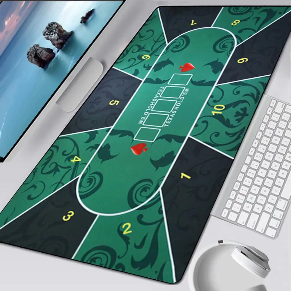 تكساس بوكر حصيرة ماوس الوسادة المطاطية حصيرة الكمبيوتر المحمول Xxl ماوس الوسادة ألعاب الكمبيوتر الجدول الألعاب الملحقات #6
