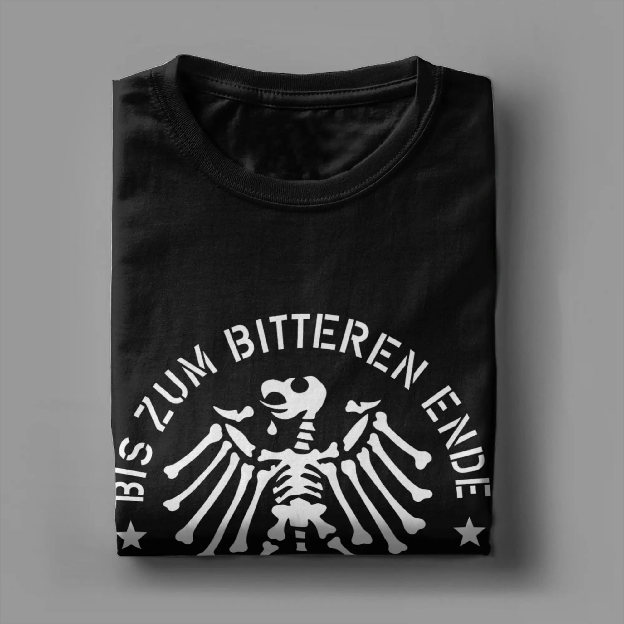 Camisetas masculinas Zum Bitteren Ende Die Toten Hosen, camiseta fashion de manga curta com gola redonda, camiseta de algodão puro, roupas clássicas