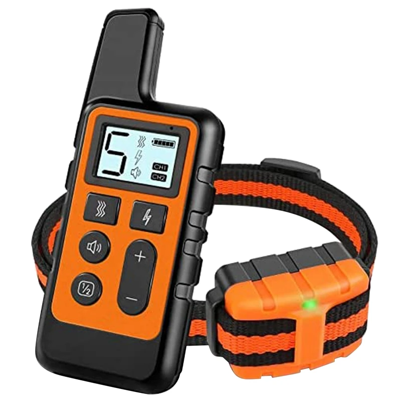 

Dog Training Collar Waterproof Shock Collars Vibration And Shock Rechargeable Electric Dog Collar