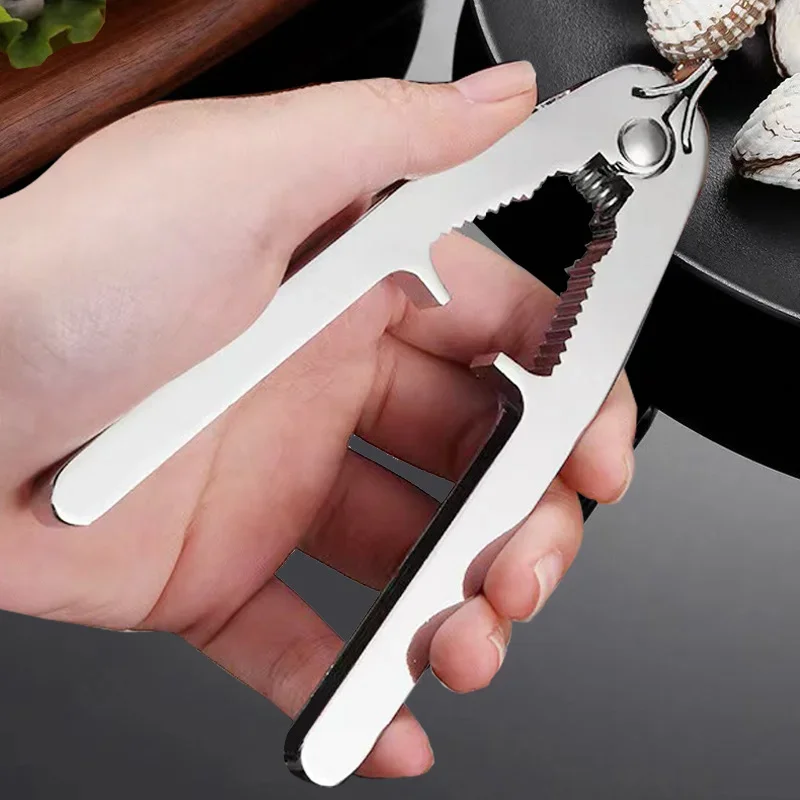 Zinc Alloy Clam Opener Multifunctional Blood Clam Pliers Clam Clip Shell Clamp Opener Durable Seafood Tools Kitchen Accessories