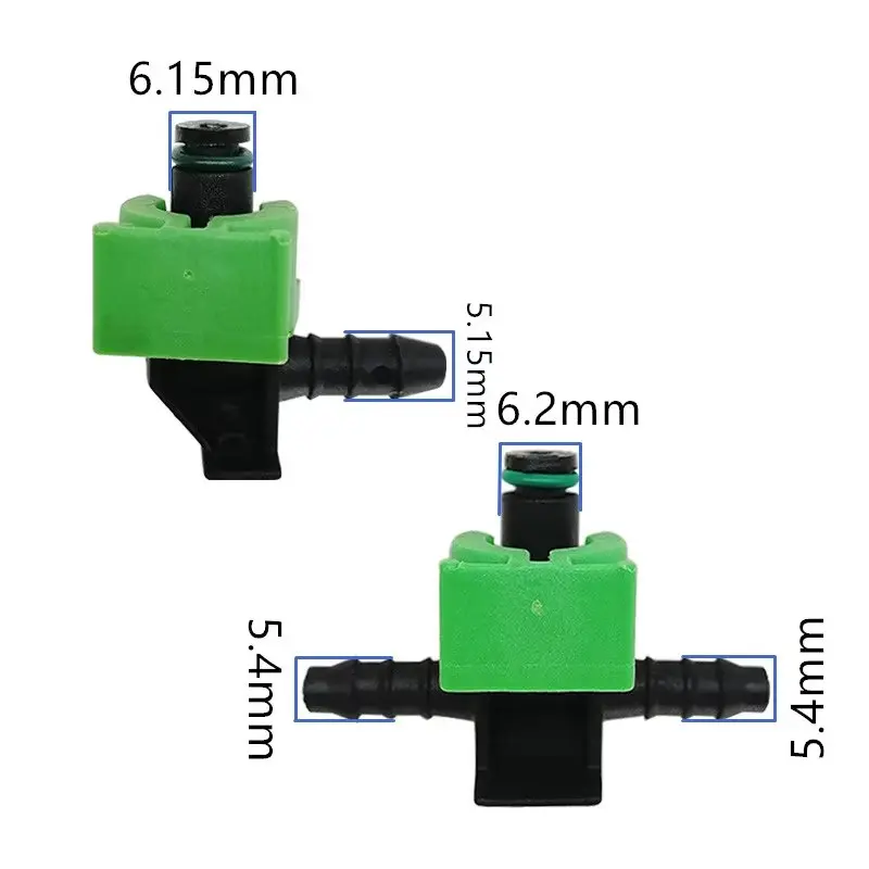 59/2000  Mini three-way small 2-way connector L-shaped two-way card clip suitable for Ford V348 Jiangling Shangrun pipe 2pcs