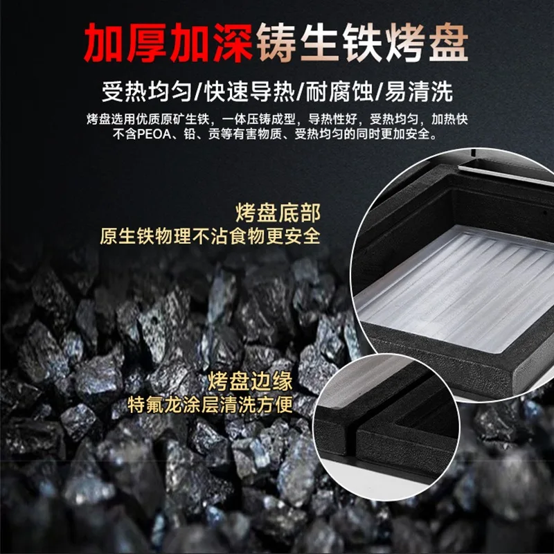 Fried dumpling machine Commercial automatic pot sticker machine Multifunctional frying bag furnace Desktop electric thermal