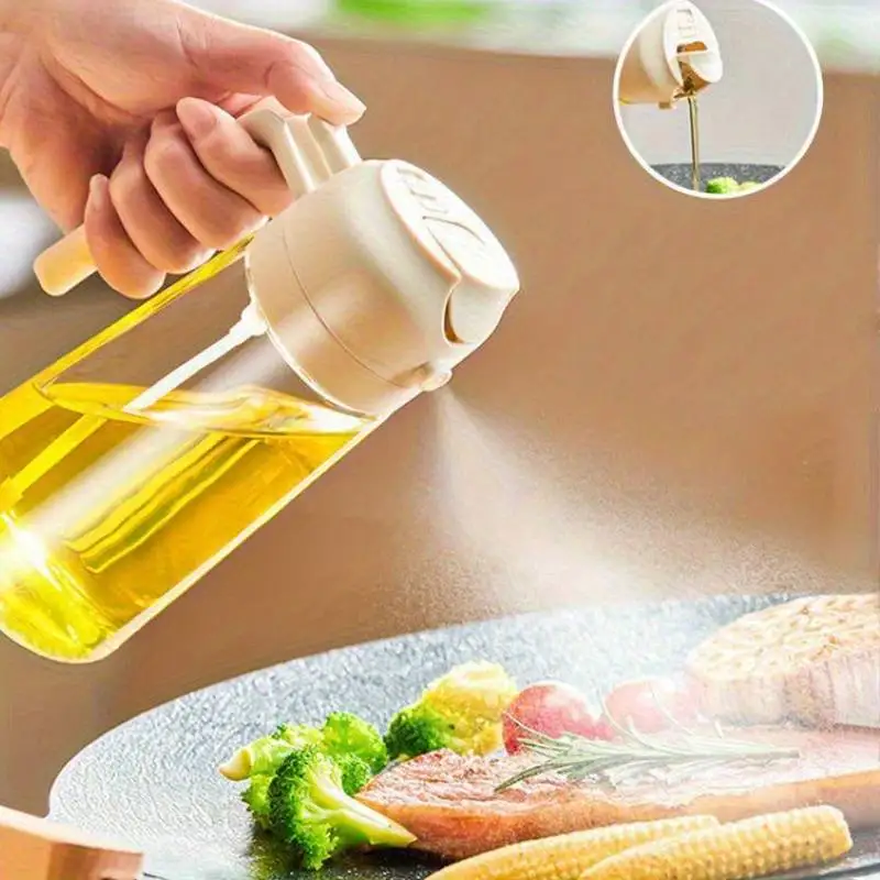 470ml Kitchen Oil Spray Bottle BBQ Cooking Olive Oil Dispenser Camping Baking Empty Vinegar Soy Sauce Sprayer Containers view 2