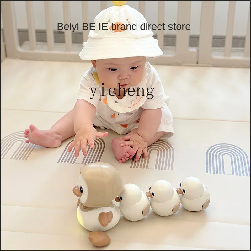 

Yy Crawling Duck Baby Crawling Toys 0-1 Years Old Early Childhood Education Crawling Doll Head-up Practice