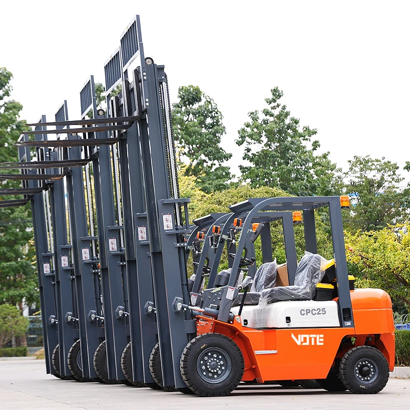 Factory Wholesale Customizable Diesel Forklift New Forklifts with 2 Ton 3 Ton High Quality Diesel Forklift 2.5 Ton Prices