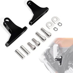 Moto Rear Passenger Footpegs Mini Mount Kit for Harley Davidson Touring 93-2025 Road King Road Glide Street Glide Electra Glide