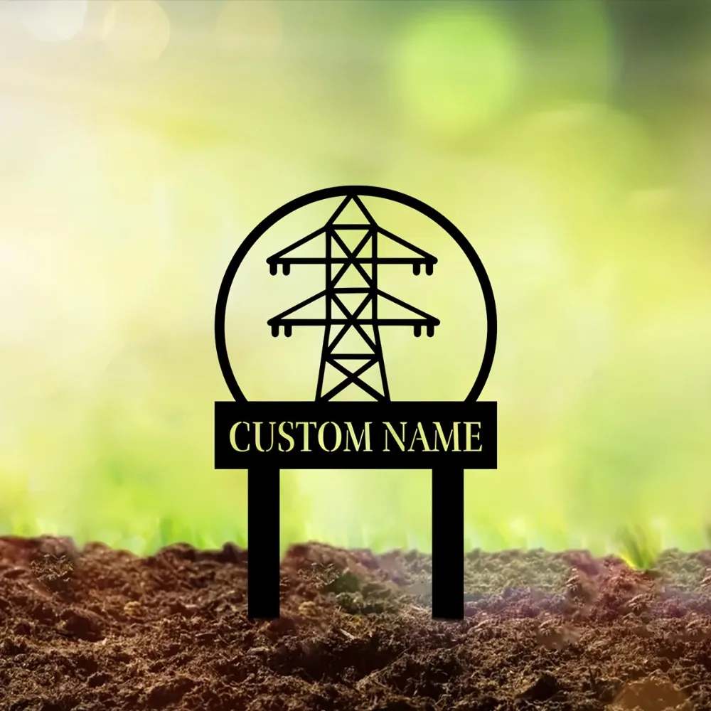 

Металлические садовые колья на заказ, идеально подходящие для украшения уличных газонов, патио, восхитительная персонализированная идея подарка для наружного декора