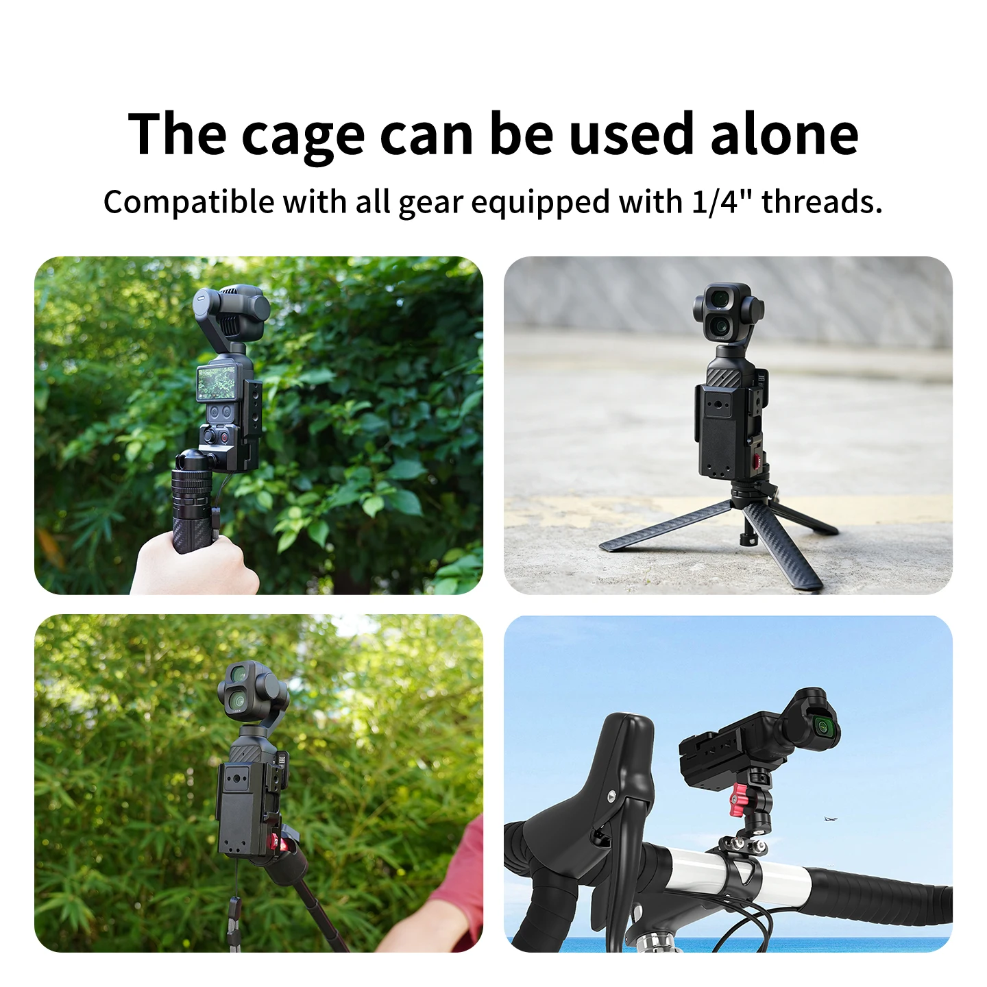 Magnetische Saughalterung für DJI Osmo Pocket 4 Pro Gimbal Aluminium-Käfig Magnetbasis 360° ° Kugelkopf für Metall-Oberflächenhalterung – Detail 17