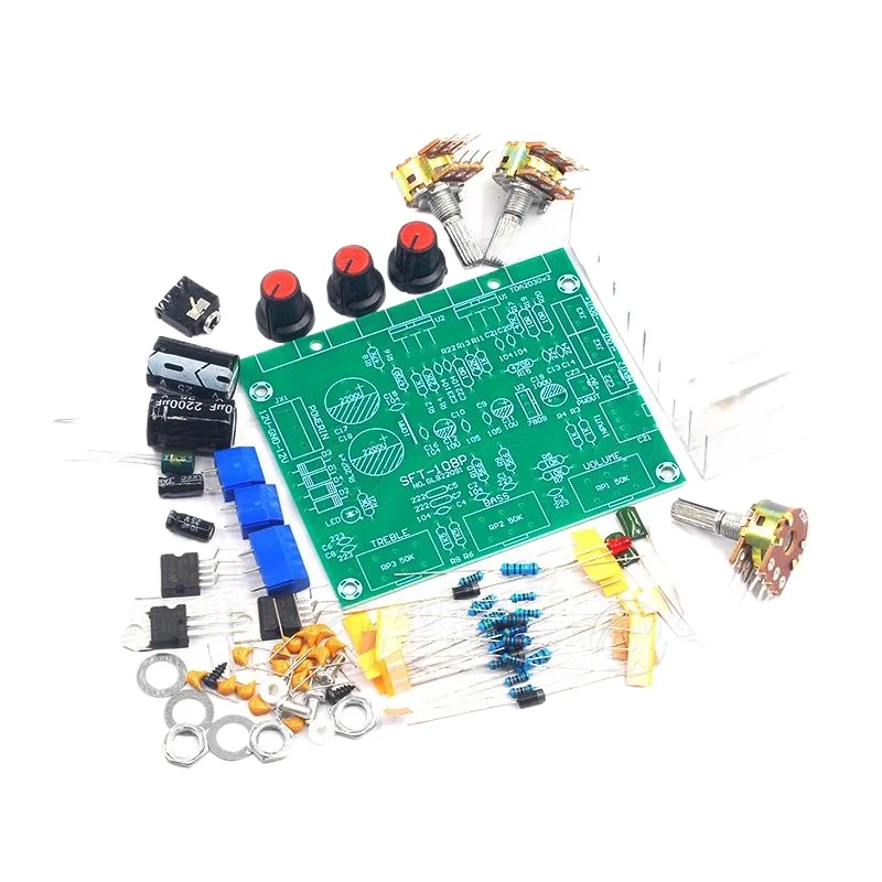 TDA2030A amplifier board kit, high fidelity dual channel audiophile audio components, 15Wx2 electronic DIY