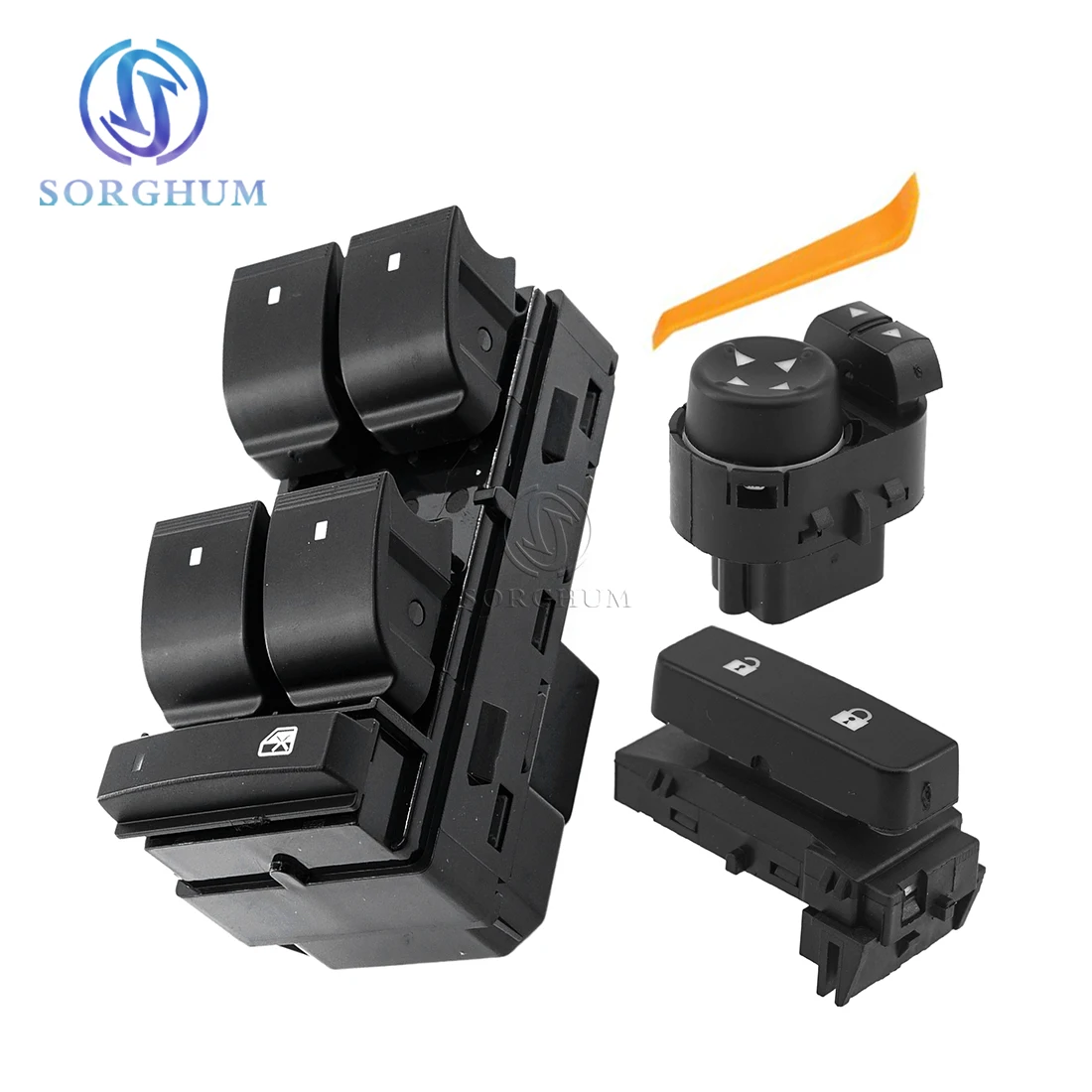 

Sorghum 20945129 22883768 15804093 Window Lifter Reaview Mirror Control Door Lock Switch For Chevrolet Silverado For GMC Sierra