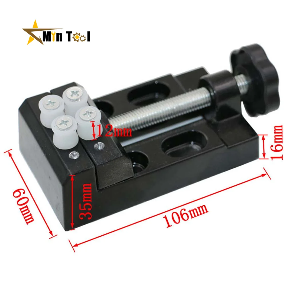 Table Vise Carving Bench Clamp Drill Press Vice Micro Clip Flat Pliers DIY Hand Tools for Machine Accessories