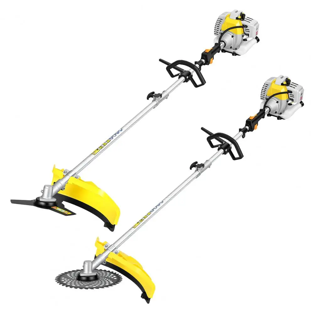 5 in 1 Gas Powered Weed Eater with Extension Pole 52cc 2-Stroke String Trimmer/Weed Trimmer/Brush Cutter/Edger/Pole Saw Pruner