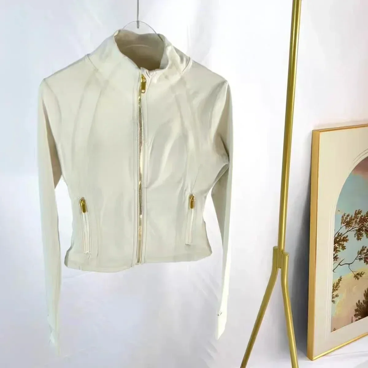 

Женская укороченная куртка Lemon: облегающая, тонкая, для спорта, тренировок, бега, фитнеса, йоги. Весна-осень.