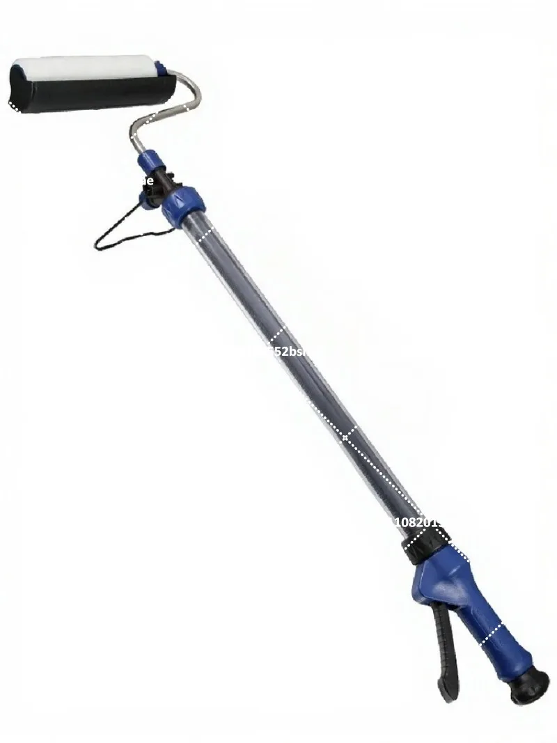 Telescopic Latex Paint Roller Brush Wall Painting Tool for Smooth Finish, Adjustable Handle