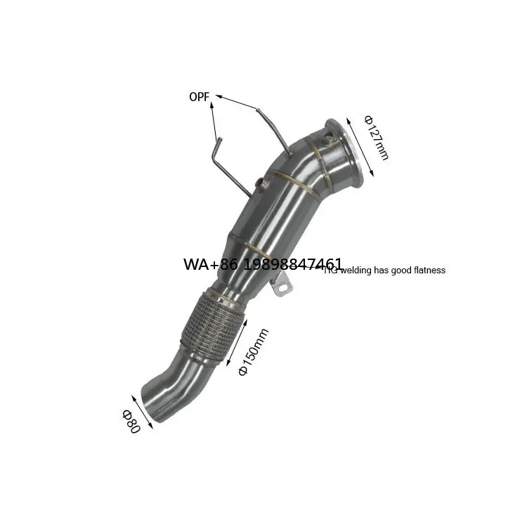

Turbocharged BMW B58 Gen3 Downpipe - High-Quality Construction for Enhanced Exhaust Flow