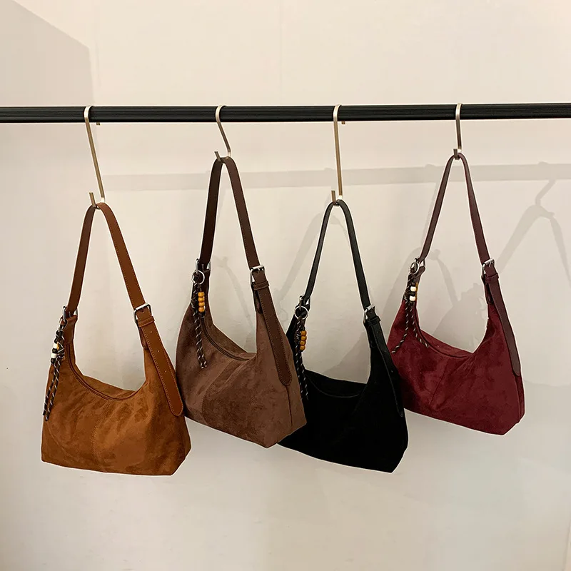 

2025 New Vintage Underarm Bag for Women, Genuine Leather Large Capacity Multi-way Shoulder Crossbody Purse, Retro Chic Tote