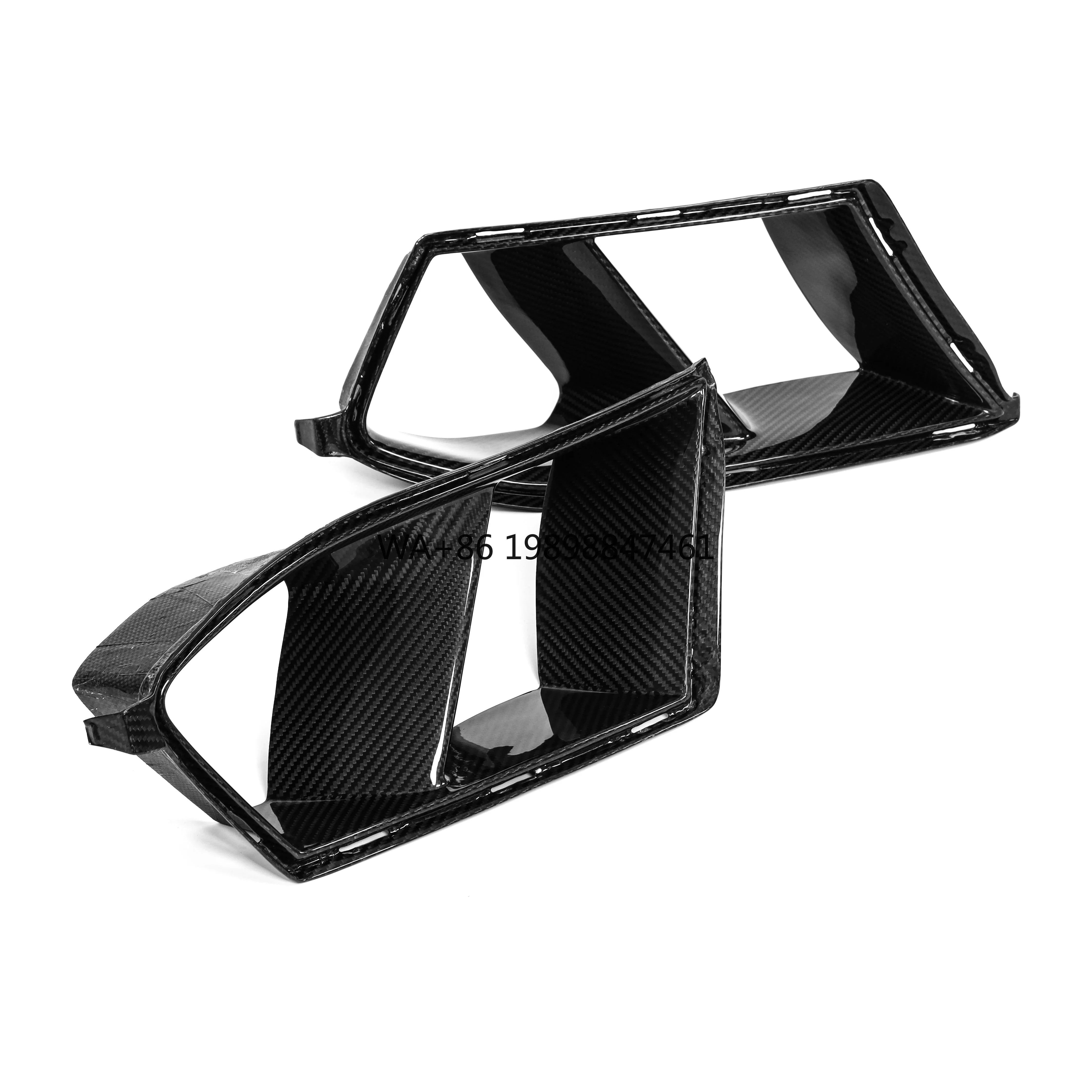 

Real Dry Carbon Fiber Front Vents Air Ducts for BMW G80 G82 G83 M3 M4 Competition 2020-2025 Vent Trim
