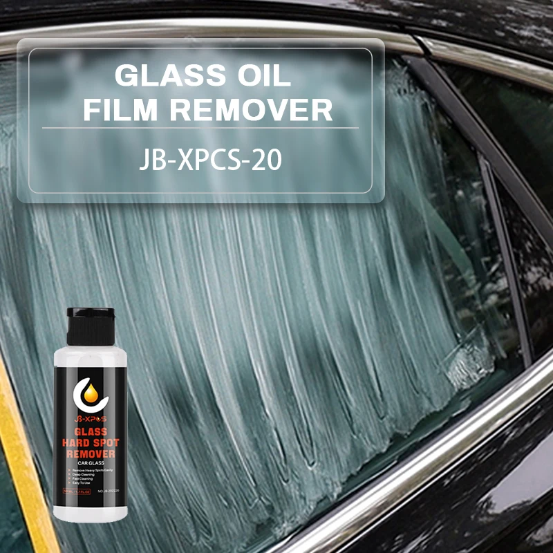 Car Glass Oil Remover & Glass Hydrophobic Coating Kit Windshield Coating Agent Waterproof Rainproof Agent JB XPCS 2&20