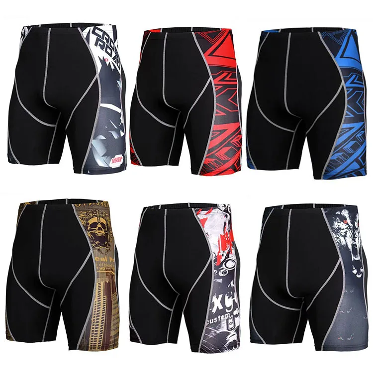 

MMA Compression Shorts Running Tights Men's Gym Leggings Workout Sweatpants Training Jogging Fitness Quick Dry Fit Short Pants