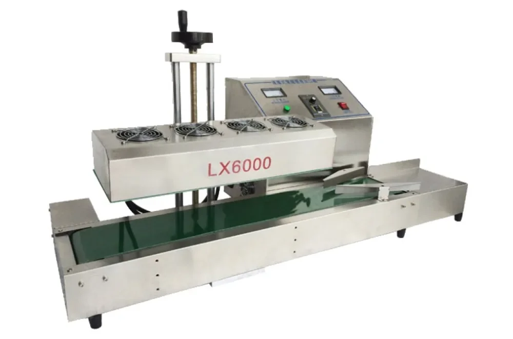 220V Continuous Induction Sealer Bottle Cap Sealing Machine LX6000