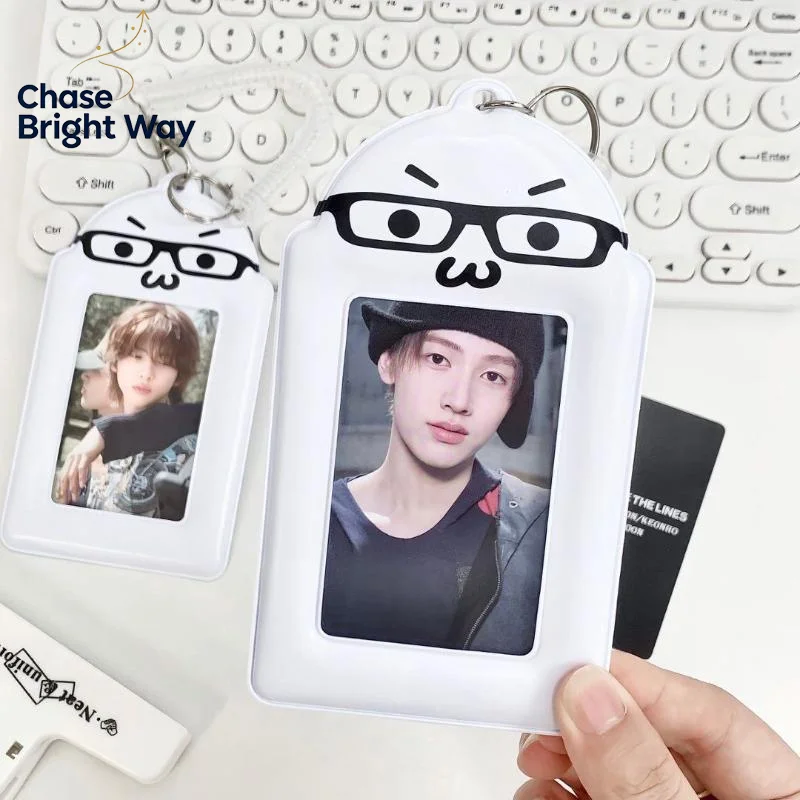 Durable Anti-Scratch Kpop Photocard Holder Cute 1Pc Idol Photo Card Sleeve Album for Fans Collection Gift