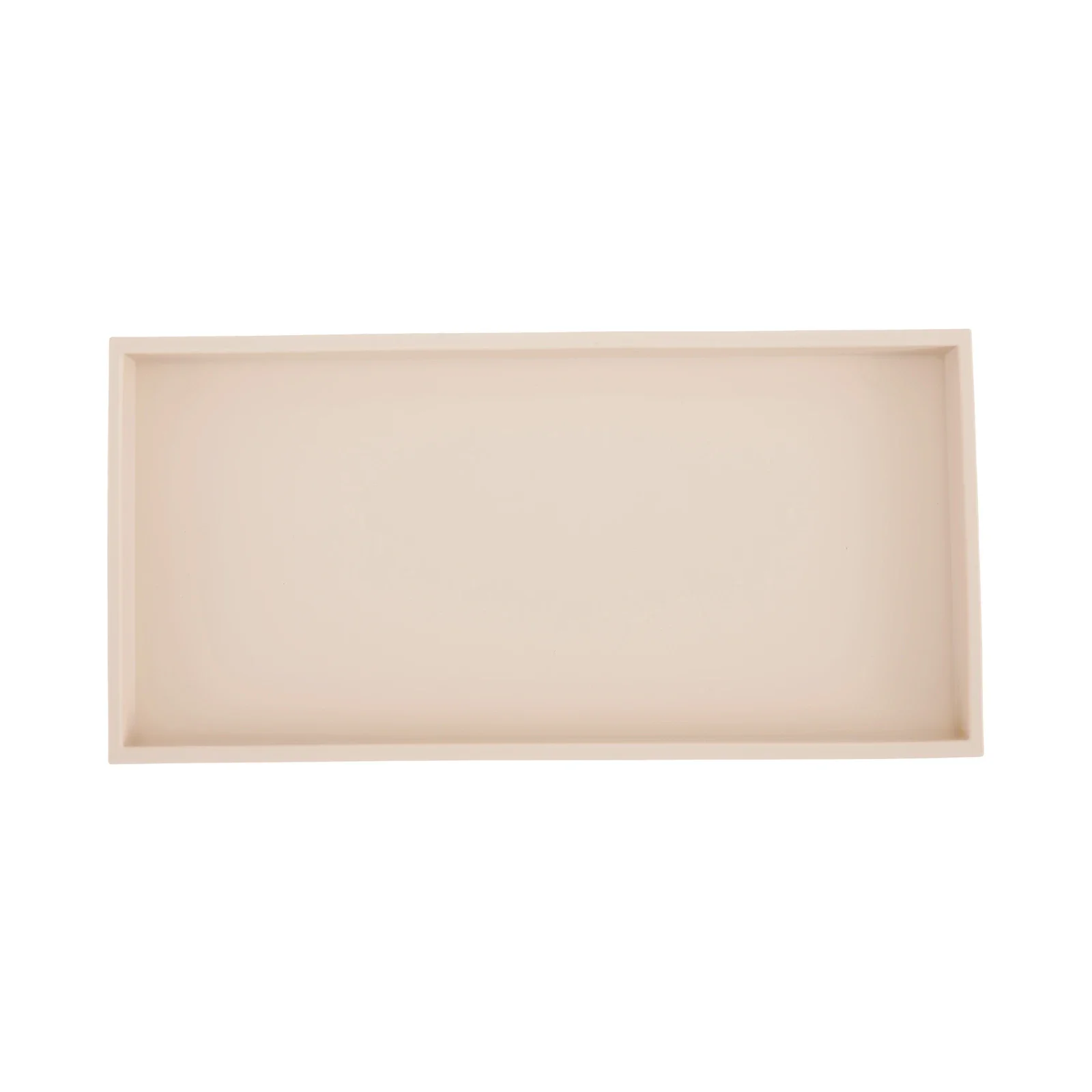 Bathroom Organizer Shatterproof Design White Silicone Bathroom Tray Slip Resistant Accidental Spill Prevention