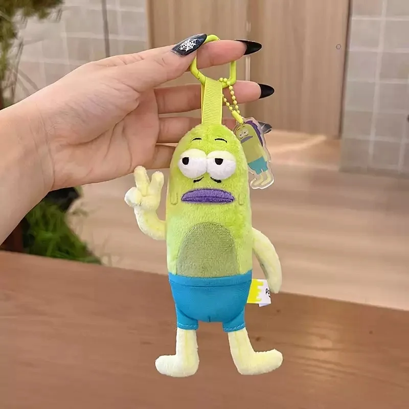Genuine SpongeBob SquarePants Bikini Bottom Buddies Plush Keychain Plushies Collection Cute Doll Kids Child Birthday Gifts