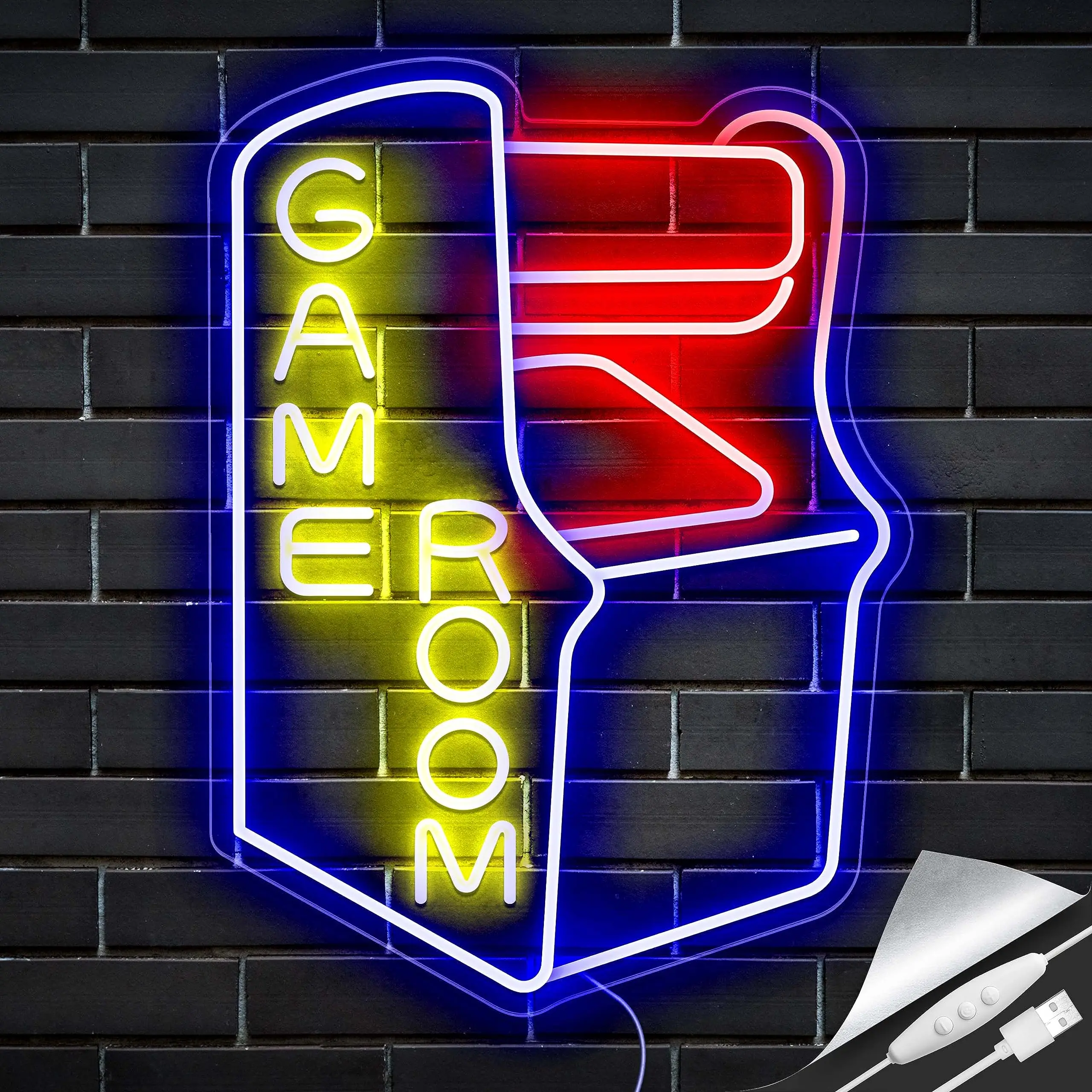 

Game Room Neon Sign LED Sign Home Bar Men Cave Games Recreation Party Birthday Bedroom Bedside Wall Decoration Neon Light Gifts