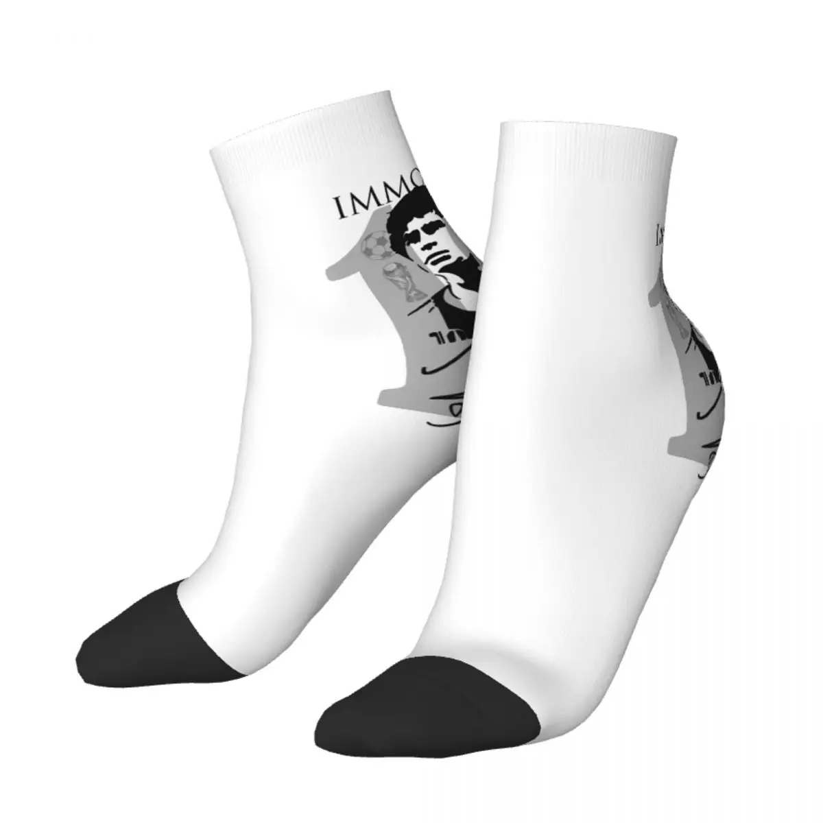 Chaussettes de football de la légende du football argentine pour hommes et femmes, chaussettes provoqué Diego Maradona, mode chaude, nouveauté, équipage, D10s