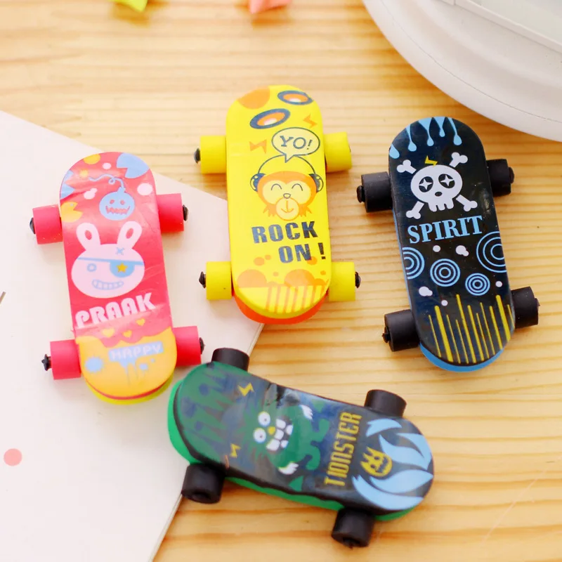 1 Pc Novelty Scooter Mini Eraser Rubber Cartoon Creative Kawaii Stationery Cartoonschool Supplies Papelaria Gift for Kids