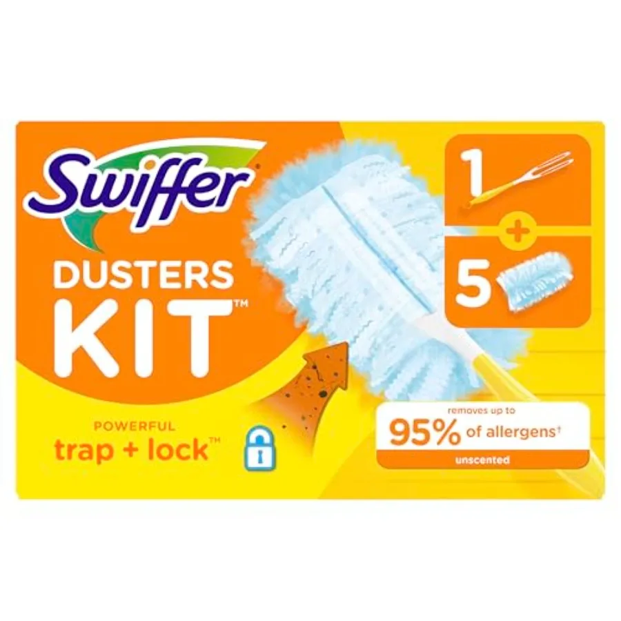 

Dusters Starter Kit, Kit Includes 1 Handle and 5 Dusters